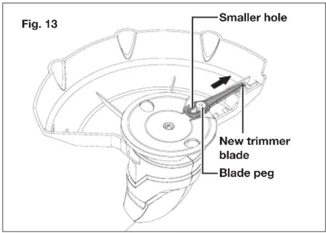 Sun Joe 24VGT10CT - Replacing the Trimmer Blade - 2