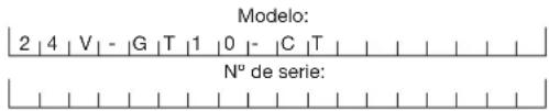 Sun Joe 24VGT10CT - Modelo y número de serie - 1
