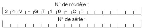 Sun Joe 24VGT10CT - Numéros de modèle et de série - 1