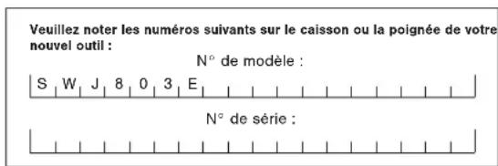 Sun Joe SWJ803E - Numérodeschemeletdesérie - 1