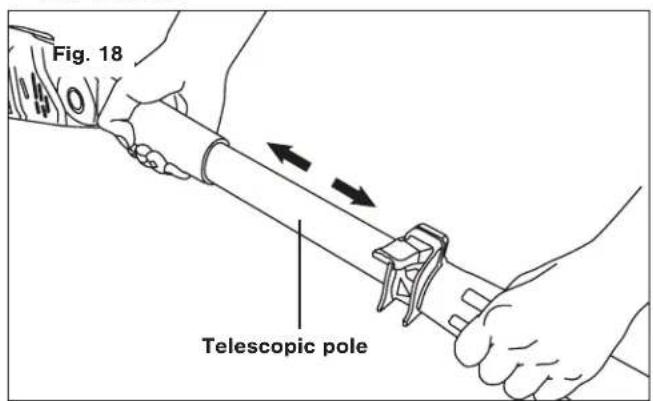 Sun Joe SWJ803E - Adjusting the Telescoping Pole - 2
