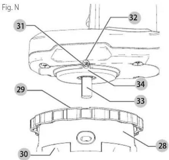 DEWALT DCST922 - Replacing Spool Assembly (Fig. A, N) - 1
