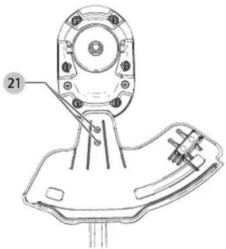 DEWALT DCST922 - Reemplazo de protección (Fig. O) - 1