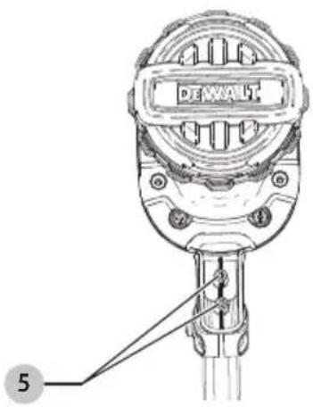 DEWALT DCST922 - Fixer le protecteur (Fig. D, E) - 1