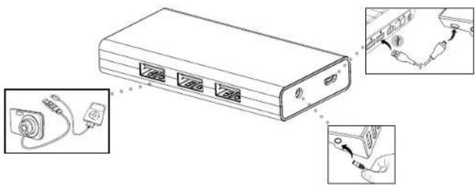 TARGUS ACH225EU - Connexion du hub à votre ordinateur - 1