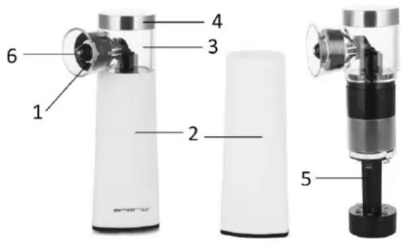 Emerio PM211798 - BESCHREIBUNG DER TEILE - 1