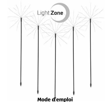 LightZone GTGSSC01 - Cordon 5 tuteurs lumineux LED - 1