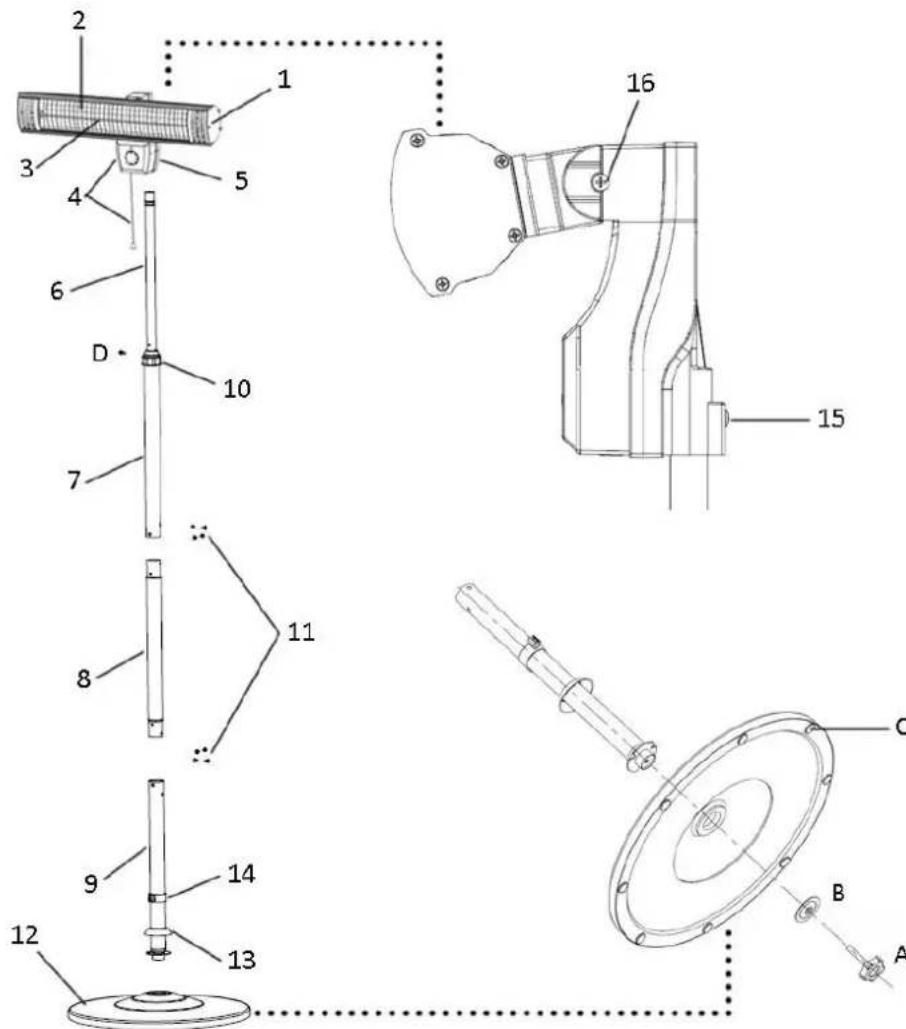 Emerio PH126154 - DESCRIPTION OF THE APPLIANCE - 1