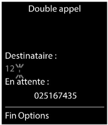GIGASET Comfort 500A IP flex - Fin du double appel - 1
