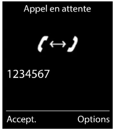 GIGASET Comfort 500A IP flex - Signal d'appel lors d'une communication externe - 2