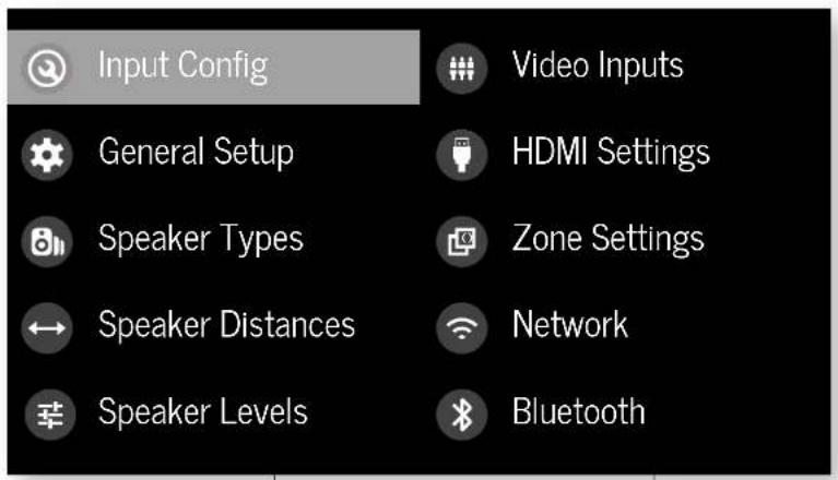 ARCAM AV41 - Acceder au menu de Configuration - 1