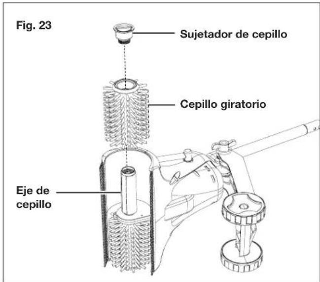 Sun Joe 24VPSCCT - Limpieza y reemplazo de cepillos - 2