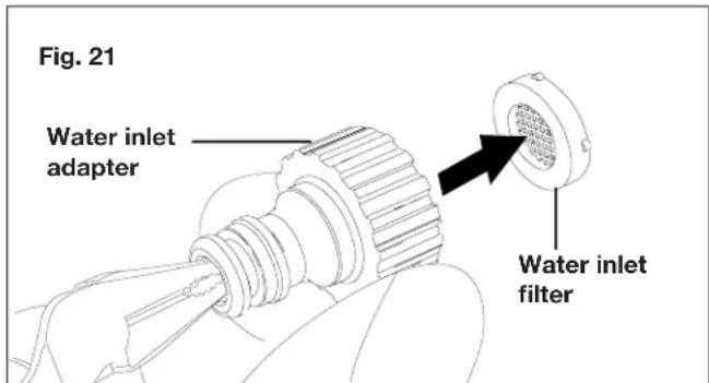 Sun Joe 24VPSCCT - Clean the Water Inlet Filter - 2