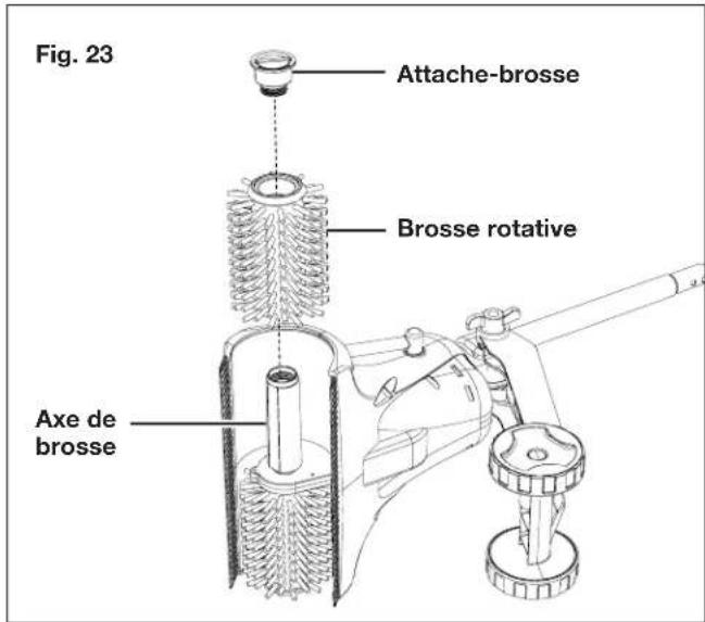 Sun Joe 24VPSCCT - Nettoyage/remplacement des brosses - 2