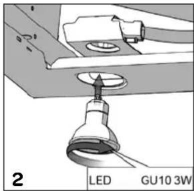 INVENTUM AKV6004ZWA - AUSTAUSCHEN DER LED-LAMPE - 2