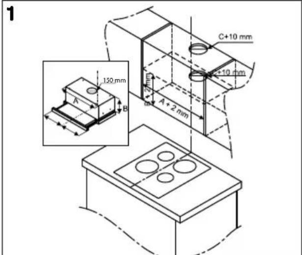 INVENTUM AKV6004ZWA - Lesen Sie diese Installationsanweisungen sorgfältig durch, bevor Sie mit der Installation beginnen. - 1