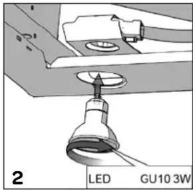 INVENTUM AKV6004ZWA - HET VERVANGEN VAN DE LED LAMP - 2