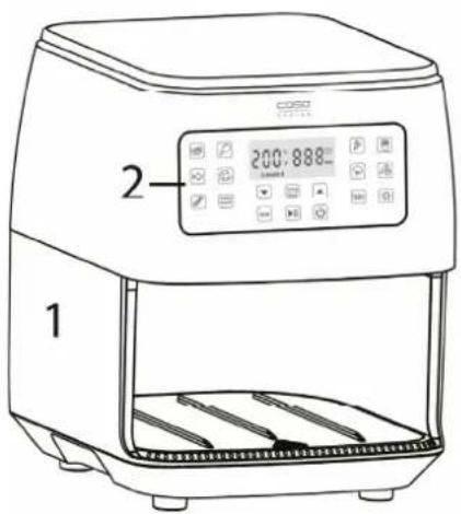 CASO AF 600 XL - Costruzione e funzione - 1