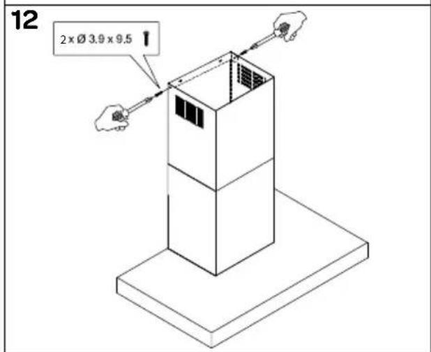 INVENTUM AKB9005RVS - Lees voor u met de installmentie begint zorgvuldig deze installment-instructies. - 12