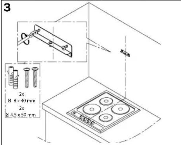 INVENTUM AKB9005RVS - Lees voor u met de installmentie begint zorgvuldig deze installment-instructies. - 2