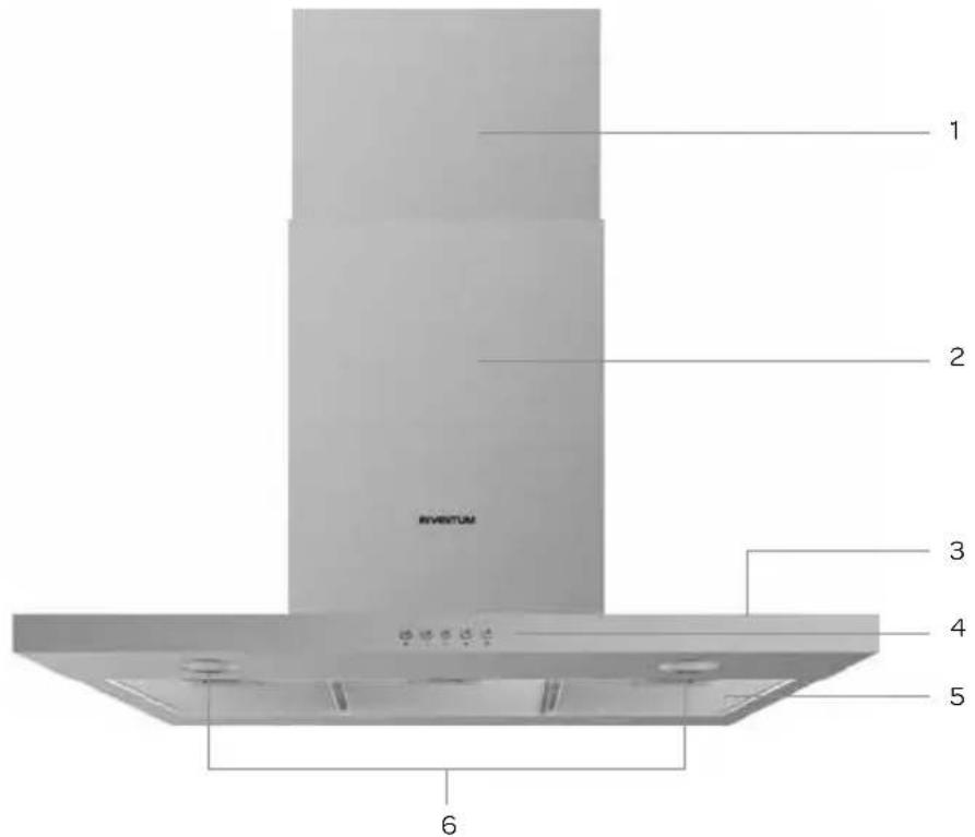 INVENTUM AKB9005RVS - productomschrijving - 1