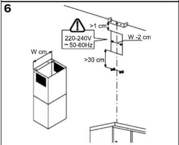 INVENTUM AKB9005RVS - Lesen Sie diese Installationsanweisungen sorgfältig durch, bevor Sie mit der Installation beginnen. - 6