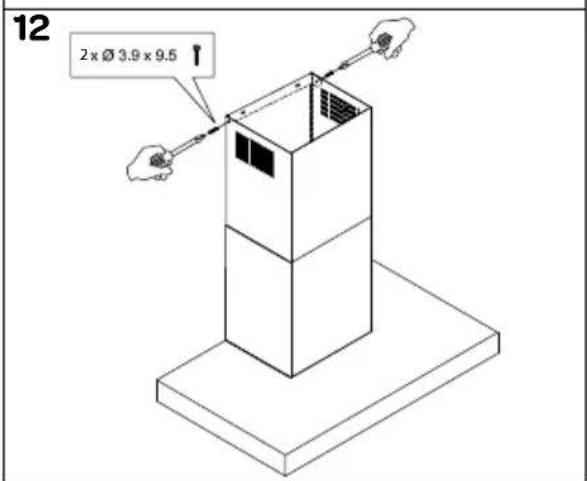 INVENTUM AKB9005RVS - Lesen Sie diese Installationsanweisungen sorgfältig durch, bevor Sie mit der Installation beginnen. - 12