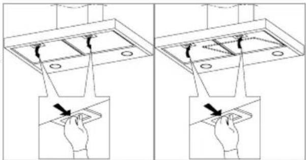 INVENTUM AKB6005ZWA - REMOVING THE GREASE FILTER - 1