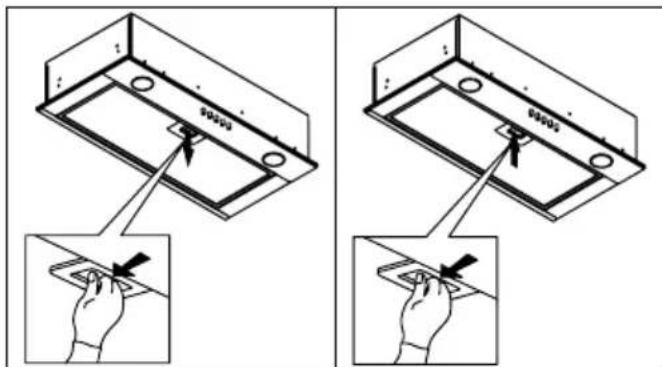 INVENTUM AKI6005RVS - REMOVING THE GREASE FILTER - 1