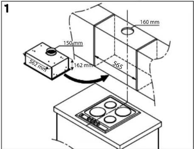 INVENTUM AKI6005RVS - Lesen Sie diese Installationsanweisungen sorgfältig durch, bevor Sie mit der Installation beginnen. - 1