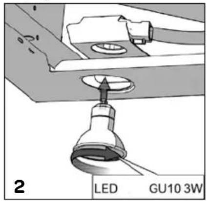 INVENTUM AKI6005RVS - REPLACING A LED LAMP - 2