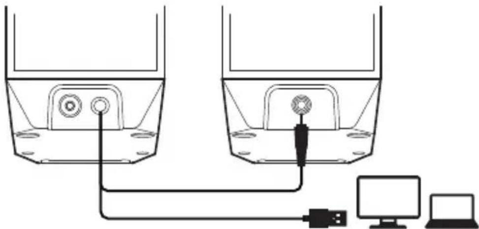 EDIFIER R19BT - - Connexion de diffusion audio via USB - 1