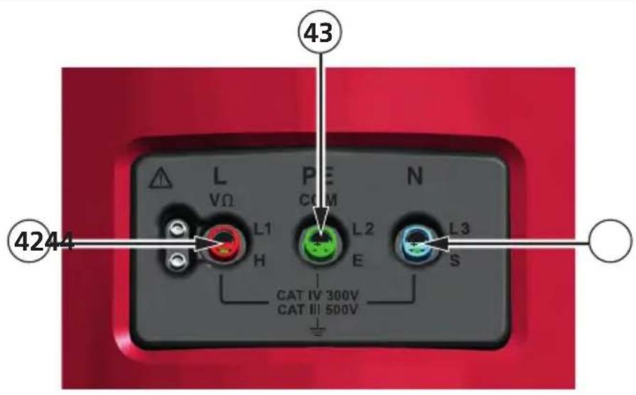 Beha-Amprobe ProInstall200EUR - Tuloliitännät - 1