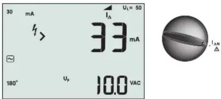 Beha-Amprobe ProInstall200EUR - Måling af RCD aktiveringsstrøm - 1