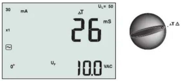 Beha-Amprobe ProInstall200EUR - Mäta RCD-utlösningstid - 1