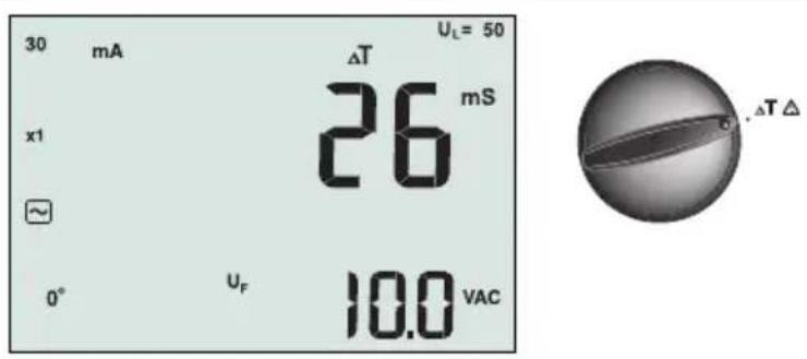 Beha-Amprobe ProInstall200EUR - Medir el tiempo de activación RCD - 1