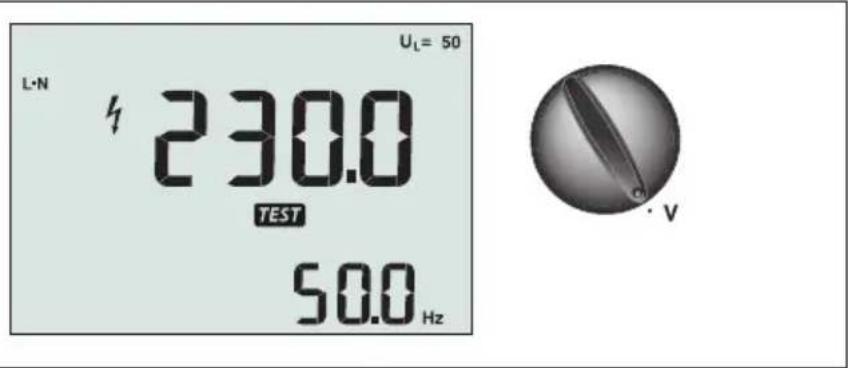 Beha-Amprobe ProInstall100DK - Mäta volt och frekvens - 1