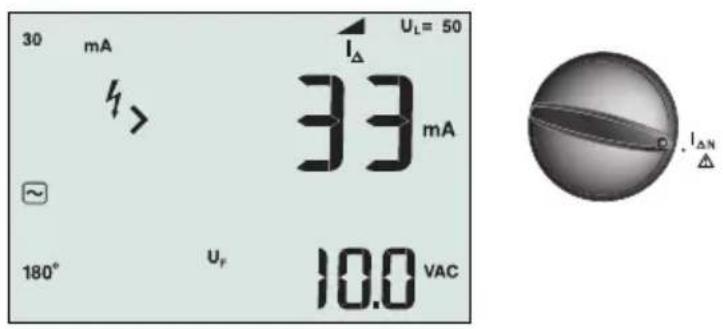 Beha-Amprobe ProInstall100DK - Vikavirtasuojien laukaisuvirran mittaaminen - 1