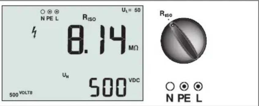 Beha-Amprobe ProInstall100DK - Mäta sling/ledningsimpedans - 1