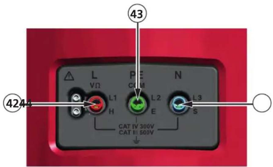 Beha-Amprobe ProInstall100DK - Input Terminals - 1