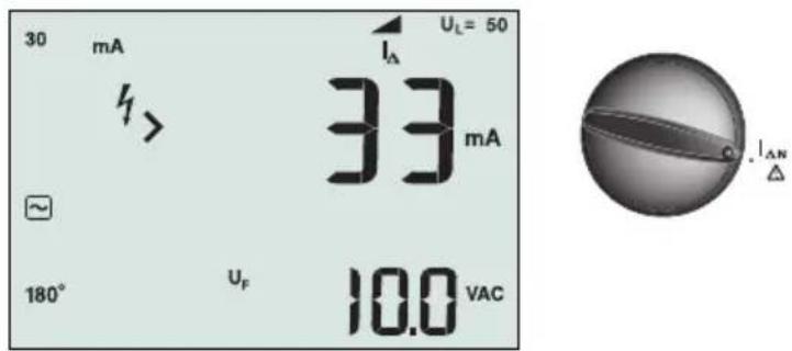 Beha-Amprobe ProInstall100DK - Pomiar prądu wyzwalania RCD - 1