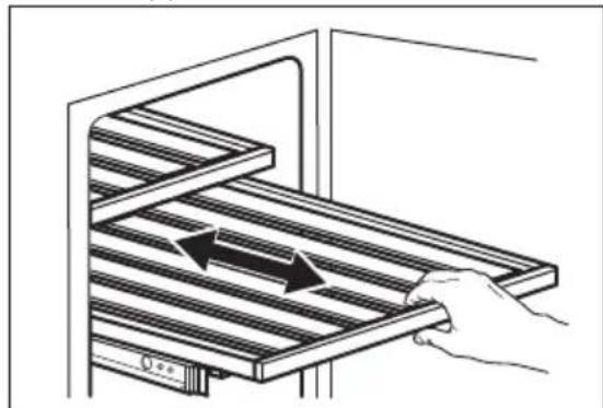 AEG AWUD040B8B - Rimozione dei ripiani - 2