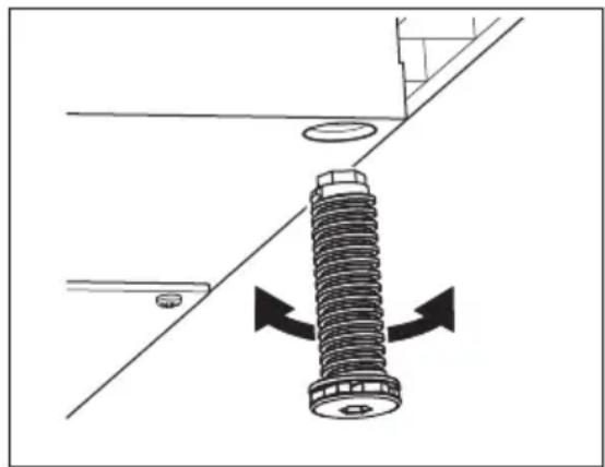 AEG AWUD040B8B - Nivelare - 1