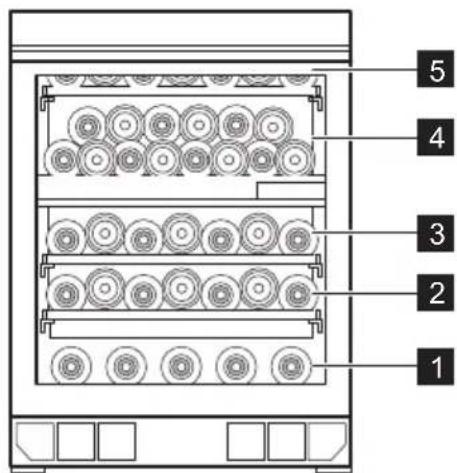 AEG AWUD040B8B - Temperatas de almacenamento recomendadas: - 1