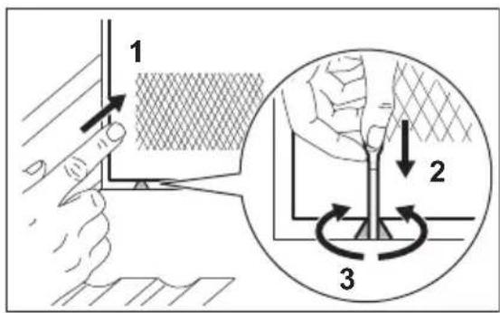 AEG AWUD040B8B - Cleaning the drain - 1