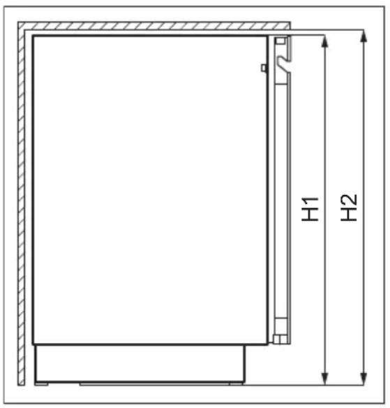 AEG AWUS018B7B - Afmetingen - 1