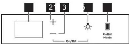 AEG AWUS018B7B - Panel de mandos - 1