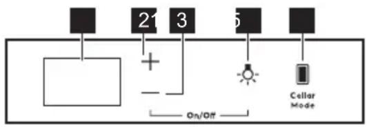 AEG AWUS018B7B - Panel sterowania - 1