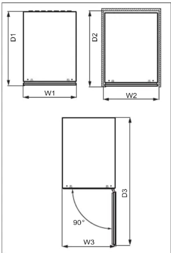 AEG AWUS018B7B - Dimensoes - 2