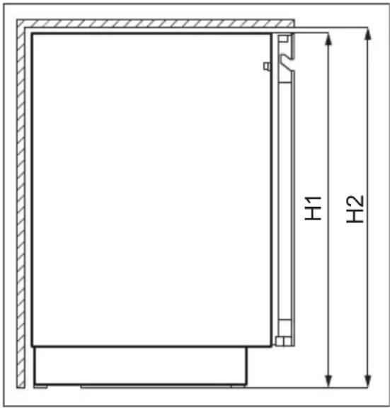 AEG AWUS018B7B - Dimensioni - 1